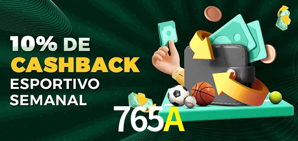 10% de bônus de cashback na 765A