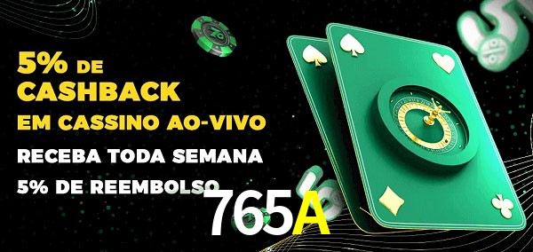 Promoções do cassino ao Vivo 765A